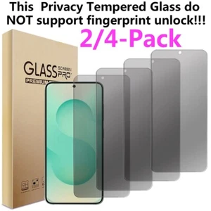 For Samsung Galaxy S25/S25 Plus/Ultra 5G Anti-Spy Privacy Glass Screen Protector - Picture 1 of 17