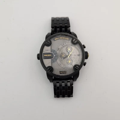 Diesel Little Daddy relógio masculino cronógrafo de aço inoxidável quartzo PEÇAS NÃO TESTADAS - Imagem 1 de 4