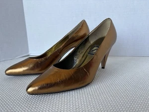 J Renee Pumps Gold Größe 7 High Heels Glamourös Luxus - Bild 1 von 11