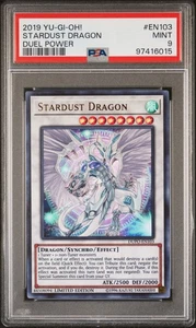 Drago Polvere di Stelle 2019 YuGiOh Duel Power DUPO-EN103 PSA 9 Ultra Rara - Foto 1 di 2