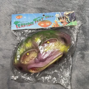 Vintage 80s Terrible Football 7" Purple Monster Madballs Weird Balls Bootleg New - Bild 1 von 8