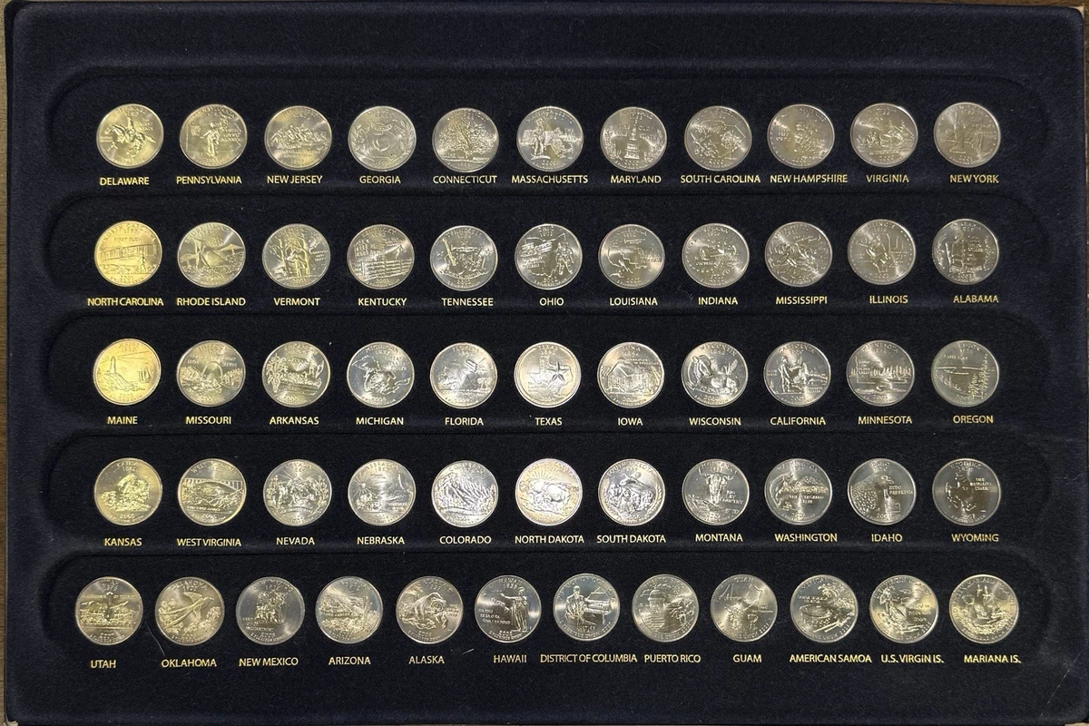 US 50 State Set Quarters 1999-2008 for sale | eBay