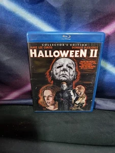 Halloween II Collector's Edition Blu-ray Two Disc 1981 Michael Myers TV Cut  - Foto 1 di 3