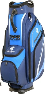 NUEVO Carro de golf Cleveland Golf CG ligero azul/azul marino 14 vías superior bolsa Foto 1 de 3