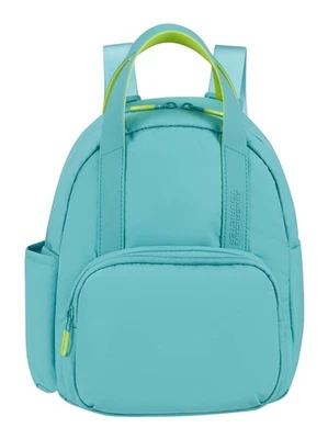 American Tourister Puffypop Mini Backpack S Rucksack Dusty Turquoise Neu - Bild 1 von 4