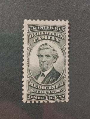 U.S.A MATCH AND MEDICINE STAMPS SCOTT RS98c. - Image 1 of 2