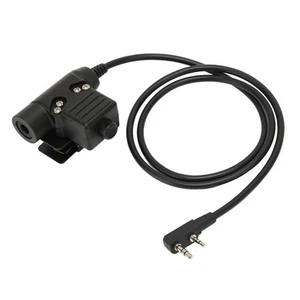 System PTT U94 adapter wojskowy 2-pinowy 3,5 mm zestaw słuchawkowy adapter do serii CB - Zdjęcie 1 z 22