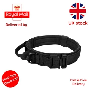 Cuello Táctico Policía Perro Militar Ajustable Duradero Alemán Pastor - Imagen 1 de 13