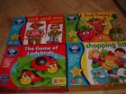 ORCHARD TOYS GAMES X 4 ALL COMPLETE AGE 3-7