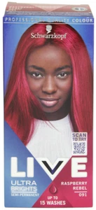 Schwarzkopf Live Semi-Permanent Hair Colour Raspberry Rebel 091 - Picture 1 of 1