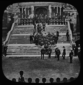 DEATH OF THE DUKE OF ALBANY PRINCE LEOPOLD 1884 C1897 Magic Lantern Slide PHOTO - Picture 1 of 3
