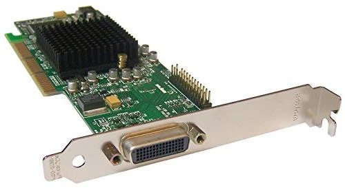 FULL HEIGHT DUAL MONITOR MATROX G55MADDA32DBF G550 32MB AGP GRAPHICS CARD - image 1 of 1