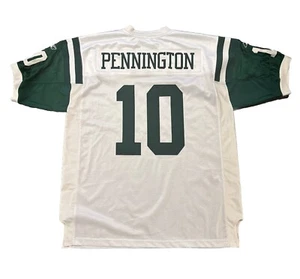 New York Jets Jersey Chad Pennington Mens 54 White Reebok - Picture 1 of 5
