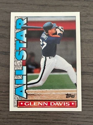 1990 Topps TV All Stars Glossy Glenn Davis #45 Houston Astros  - Image 1 of 2