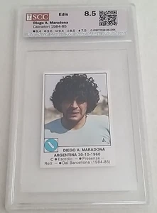 ** DIEGO A. MARADONA (ARGENTINA)** EDIS CALCIATORI 1984/85 GRADATA SCC 8,5 !!! - Foto 1 di 4