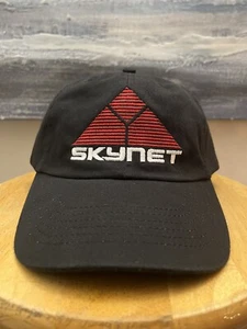 Cappello Skynet Logo Strap Back Terminator Ai Intelligence Matrix Nero - Foto 1 di 3