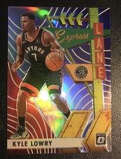Donruss Optic Express Lane Kyle Lowry #11 Blue Refractor NBA Toronto Raptors CCG