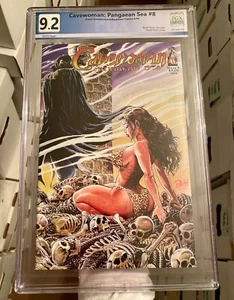 CAVEWOMAN PANGAEAN SEA 8! BUDD ROOT VARIANT! PGX (NOT CGC) 9.2! WOW! RARE! - Picture 1 of 8