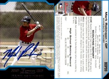 Mark Robinson Signed 2004 Bowman Draft Picks & Prospects #BDP99 Card Auto