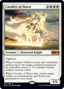 MTG - CAVALIER OF DAWN - M20/Core Set 2020 (M) - Picture 1 of 1