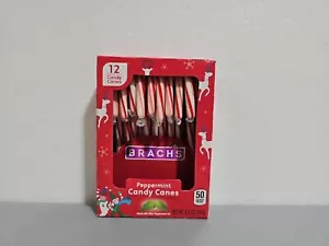 Brach's Peppermint Candy Canes, Holiday Christmas Candy, 12 Count, 5.3 oz - Picture 1 of 6