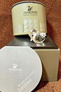 Swarovski Kristall Mini Entlein Schwimmen 7665 NR 37 Neu im Karton - Bild 1 von 4