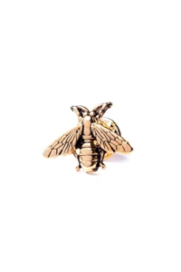 Pin de solapa BumbleBee Novedad Ties.com metal dorado descontinuado - Imagen 1 de 2