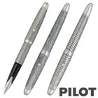 Pilot SILVERN FK-5MS Sterling Silver 18K Fountain Pen 3type FedEx