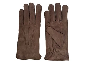 Men's Suede Cowhide soft leather winter gloves w/ 3M thinsulate liner   S- 3XL - Picture 1 of 12