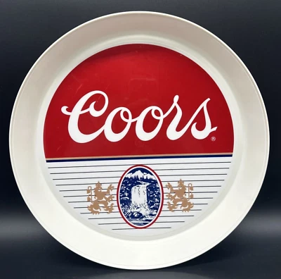 VINTAGE COORS SERVING BAR PLASTIC TRAY 13" - Image 1 of 4