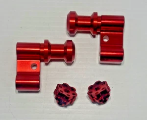 HONDA GROM BILLET SWINGARM STAND STOPPER SPOOLS, Red, SASM GROM-1-RD - Bild 1 von 4