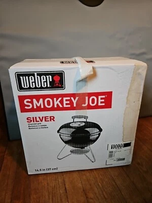 Grelha portátil externa Weber Smokey Joe carvão 14 polegadas - fechada, mas danificada na caixa - Imagem 1 de 4