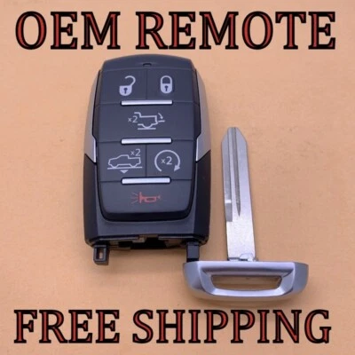 OEM 19 20 21 22 23 24 RAM 1500 6B SMART KEY PROXIMITY REMOTE FOB OHT-4882056 - Image 1 of 4