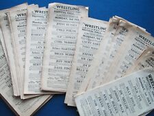 Festival Hall, Kirkby in Ashfield   - Wrestling Flyers - 1950's & 1960's 