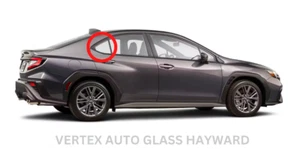 2022-2023 Subaru WRX 4Dr Sedan Passenger Right Vent Glass Window 29417 - Picture 1 of 2