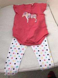 Twinset Body und Leggings für Mädchen In Größe 68 bis 74 - Bild 1 von 9