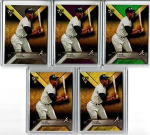 Hank Aaron 2016 Topps Triple Threads Card Lot - 5 Different Variations - Picture 1 of 2