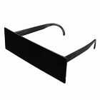 Schwarze Schläger Sonnenbrille: Pixel-Mosaik Gläser, Bar-Style, Party-Accessoire