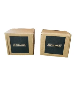 SCHLAGE Dexter By Schlage JD60619 Single-Cylinder Deadbolt, Satin Nickel (2 pk) - Imagen 1 de 4
