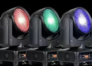 3pc 120W LED Moving Head wash CTO Stage DMX512 Disco Party DJ moving Lighting - Picture 1 of 6