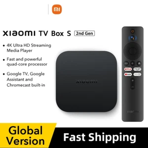Xiaomi Mi TV Box S 2nd Gen 4K Ultra HD BT5.2 2GB 8GB Google TV Google Assistant - Picture 1 of 9