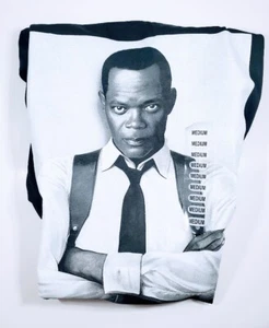 Marvel Nick Fury Men's Medium Black T-Shirt Samuel L. Jackson Cotton New NWT - Picture 1 of 4