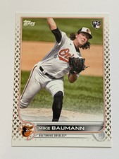 2022 Topps Baseball Gold Stars Rookie #502 - Mike Baumann RC - Baltimore Orioles