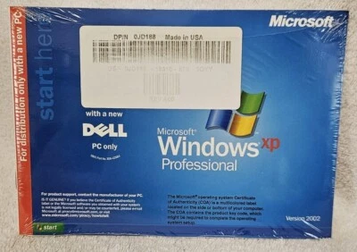Microsoft Windows XP Professional Dell Service Pack 2 Reinstallation CD ~ SP2 - Image 1 of 2