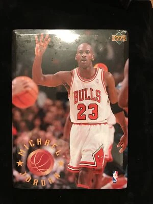 Michael Jordan 8 x 11 metal photo with stand  Sealed Rare 1996 Upper Deck - Image 1 of 4
