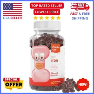 Iron Supplement Gummies: Chewable w/ Vitamin C for Adults & Kids - Zahler - Picture 1 of 7