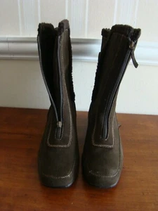 Zapatos para mujer Karen Scott talla 10 M marrón gamuza sintética botas cortas piel sintética interior - Imagen 1 de 10