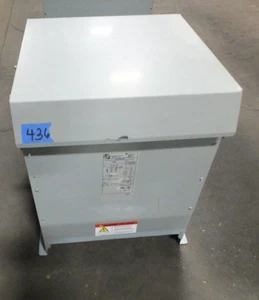 HAMMOND - G12DB514 - 30 kVA - HV: 480 - SEC V: 208Y/120 - 3Ø TRANSFORMER #436 - Picture 1 of 4