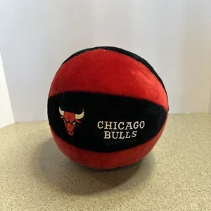 Vintage NBA lizenziertes Chicago Bulls Basketball Sport Kissen Plüschtier Stofftier 9 Zoll - Bild 1 von 5
