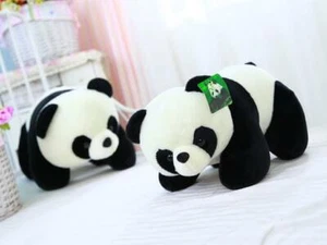 20cm (8") Cute mini PANDA Bear Handcraft Stuffed Animal Plush Soft Toy - Picture 1 of 5